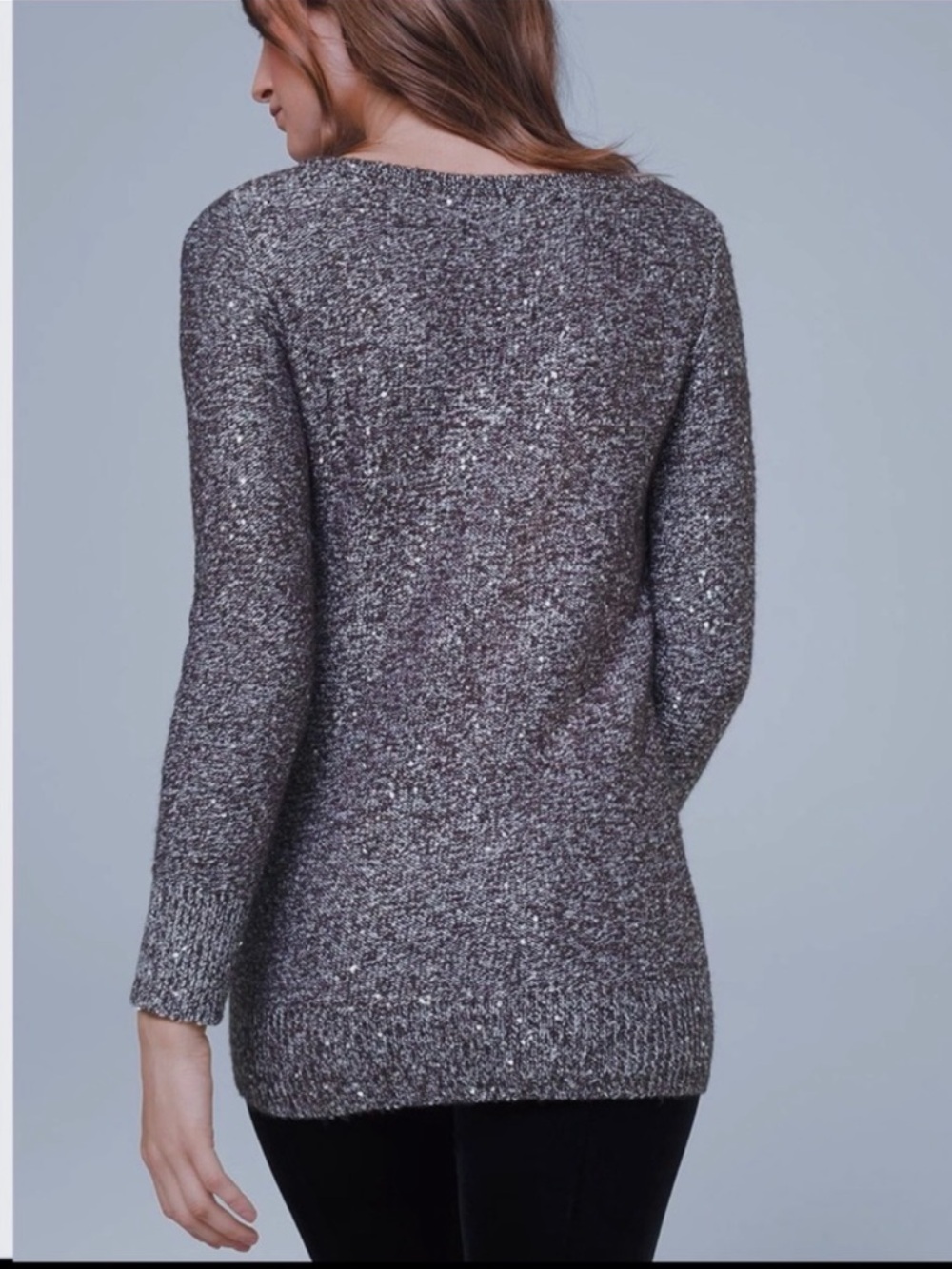 NWT WHBM Sequin Tunic Sweater - Picture 3 of 8